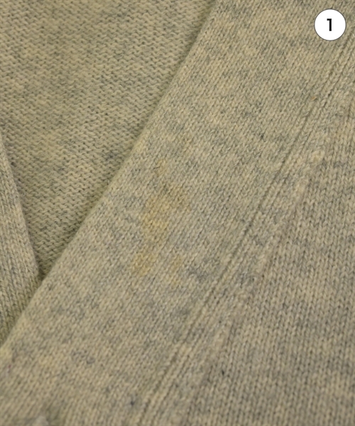 THOM BROWNE（トムブラウン）カーディガン グレー サイズ:1(S位) メンズ/2200669053029