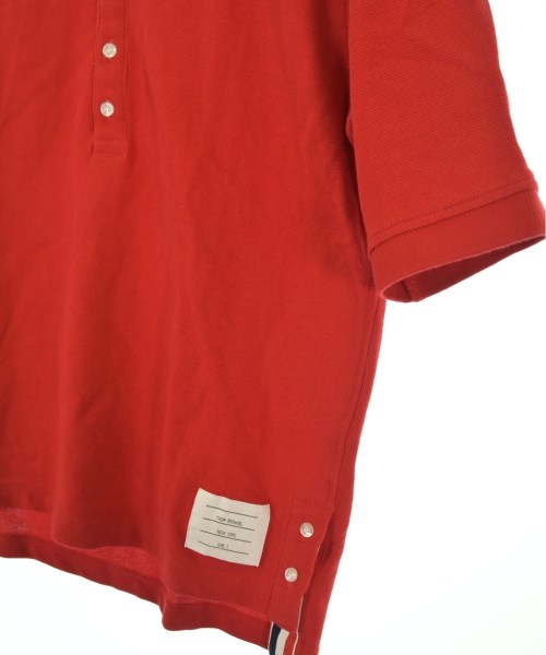THOM BROWNE（トムブラウン）ポロシャツ 赤 サイズ:1(S位) メンズ/2200665329012