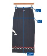 THOM BROWNE（トムブラウン）ロング・マキシ丈スカート 紺 サイズ:00(XS位) レディース/2200669412239