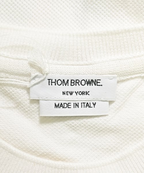 THOM BROWNE（トムブラウン）Tシャツ・カットソー 白 サイズ:38(S位) レディース/2200669412246