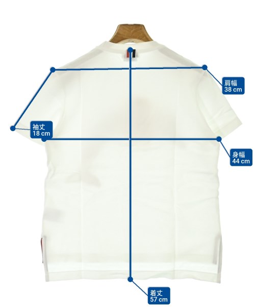 THOM BROWNE（トムブラウン）Tシャツ・カットソー 白 サイズ:38(S位) レディース/2200669412246