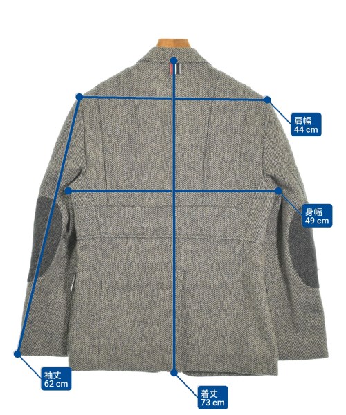 THOM BROWNE（トムブラウン）テーラードジャケット 黒 サイズ:1(S位) メンズ/2200669854022