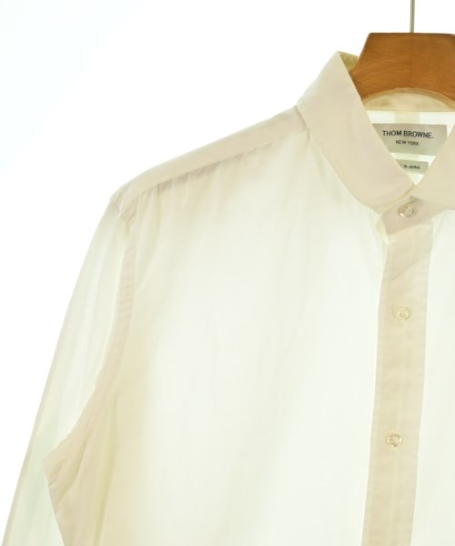 THOM BROWNE（トムブラウン）カジュアルシャツ 白 サイズ:3(L位) メンズ/2200669858020