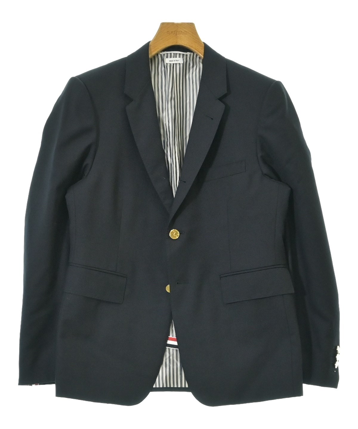 THOM BROWNE（トムブラウン）テーラードジャケット 紺 サイズ:48(L位