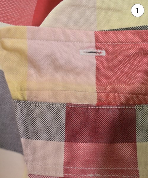 THOM BROWNE（トムブラウン）カジュアルシャツ 赤 サイズ:2(M位) メンズ/2200671413118