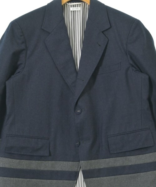 THOM BROWNE（トムブラウン）カジュアルジャケット 紺 サイズ:L メンズ/2200671594015
