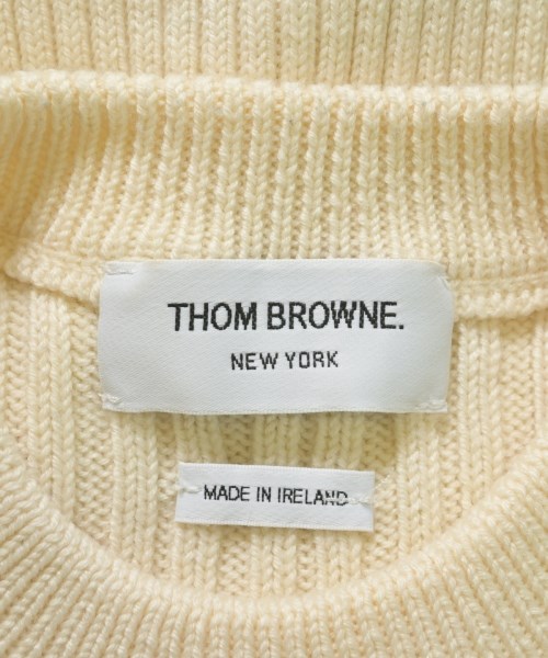 THOM BROWNE（トムブラウン）ニット・セーター 白 サイズ:38(S位) レディース/2200730705116