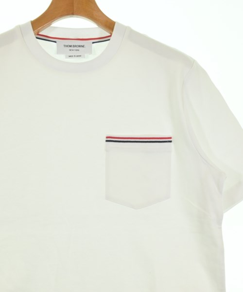 THOM BROWNE（トムブラウン）Tシャツ・カットソー 白 サイズ:0(XS位) メンズ/2200734116031
