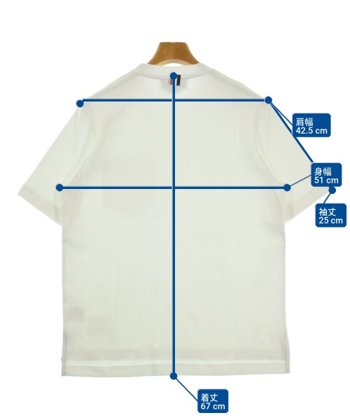 THOM BROWNE（トムブラウン）Tシャツ・カットソー 白 サイズ:0(XS位) メンズ/2200734116031