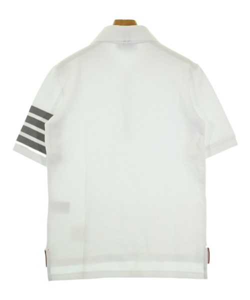 THOM BROWNE（トムブラウン）ポロシャツ 白 サイズ:0(XS位) メンズ/2200734116048