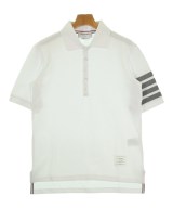 THOM BROWNE（トムブラウン）ポロシャツ 白 サイズ:0(XS位) メンズ/2200734116048