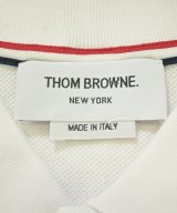 THOM BROWNE（トムブラウン）ポロシャツ 白 サイズ:0(XS位) メンズ/2200734116048