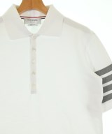 THOM BROWNE（トムブラウン）ポロシャツ 白 サイズ:0(XS位) メンズ/2200734116048