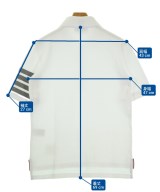 THOM BROWNE（トムブラウン）ポロシャツ 白 サイズ:0(XS位) メンズ/2200734116048