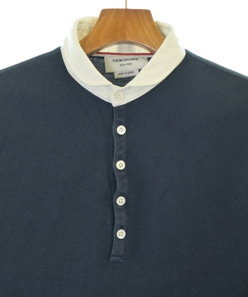 THOM BROWNE（トムブラウン）ポロシャツ 紺 サイズ:2(M位) メンズ/2200734380029