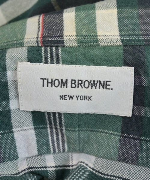 THOM BROWNE（トムブラウン）カジュアルシャツ 緑 サイズ:3(L位) メンズ/2200732205102