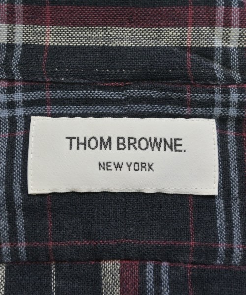 THOM BROWNE（トムブラウン）カジュアルシャツ 紺 サイズ:0(XS位) メンズ/2200735347052