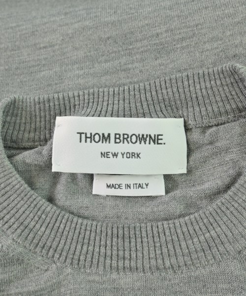 THOM BROWNE（トムブラウン）ニット・セーター グレー サイズ:1(S位) メンズ/2200735527041