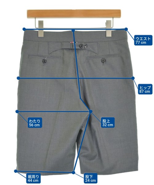THOM BROWNE（トムブラウン）ショートパンツ グレー サイズ:46(M位) メンズ/2200736566018
