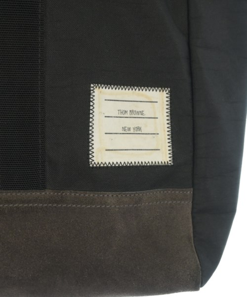 THOM BROWNE（トムブラウン）トートバッグ 黒 サイズ:- メンズ/2200717284115