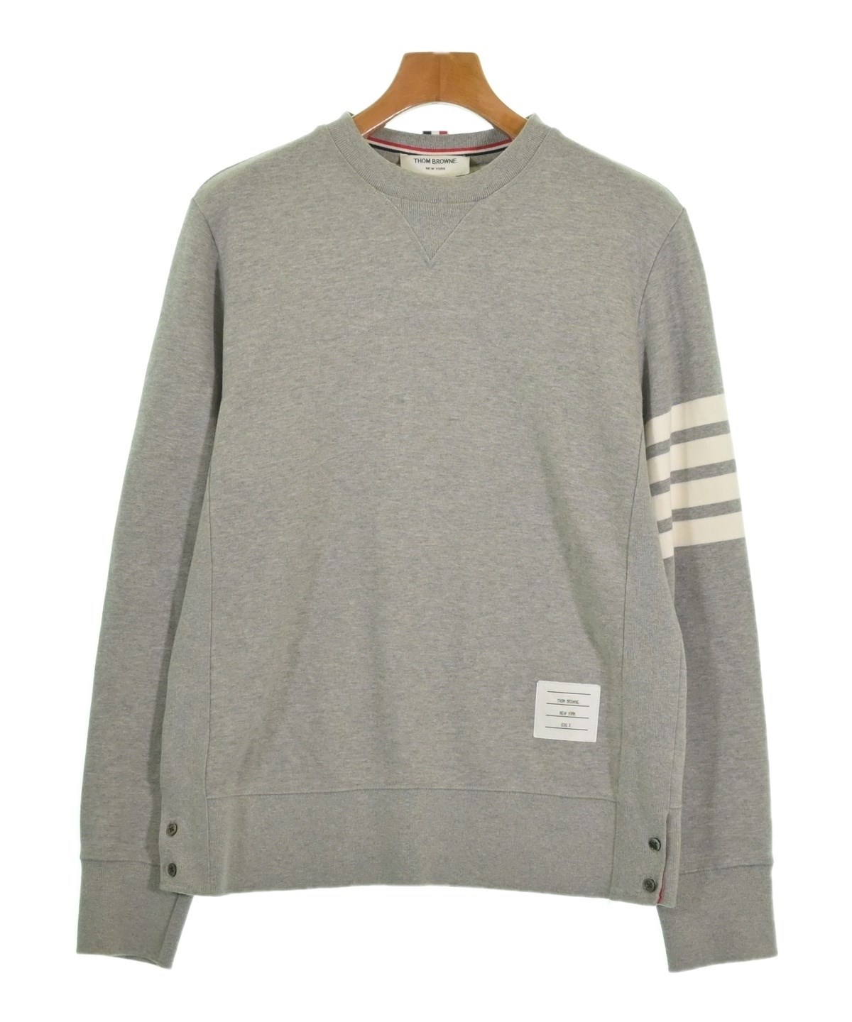 正規品トムブラウン スウェット グレー THOM BROWNE（トムブラウン）スウェット グレー サイズ:3(L位) メンズ