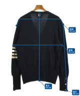THOM BROWNE（トムブラウン）カーディガン 紺 サイズ:4(XL位) メンズ/2200722698013
