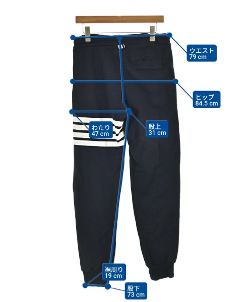 THOM BROWNE（トムブラウン）スウェットパンツ 紺 サイズ:2(M位) メンズ/2200722698020