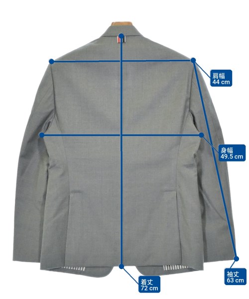 THOM BROWNE（トムブラウン）テーラードジャケット グレー サイズ:-(S位) メンズ/2200723252016