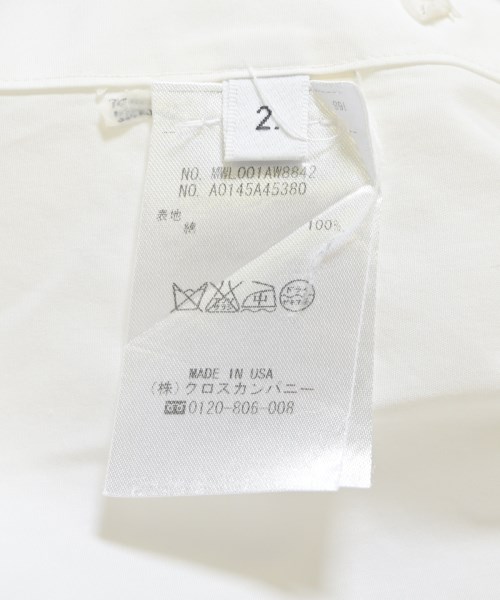 THOM BROWNE（トムブラウン）カジュアルシャツ 白 サイズ:2(M位) メンズ/2200723252030