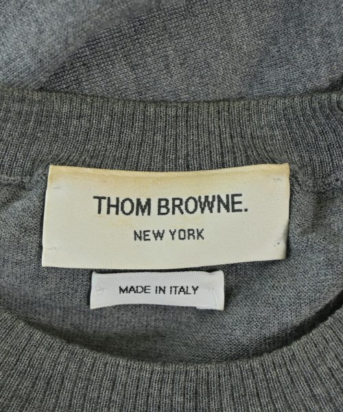 THOM BROWNE（トムブラウン）ニット・セーター グレー サイズ:3(L位) レディース/2200724548026