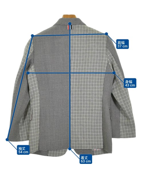 THOM BROWNE（トムブラウン）カジュアルジャケット グレー サイズ:36(XS位) レディース/2200724611225