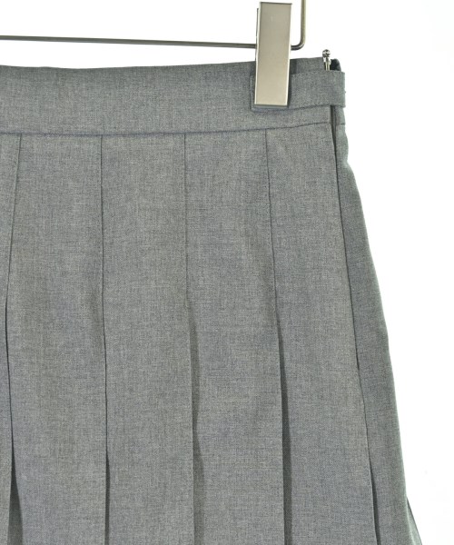 THOM BROWNE（トムブラウン）ミニスカート グレー サイズ:38(S位) レディース/2200727447050