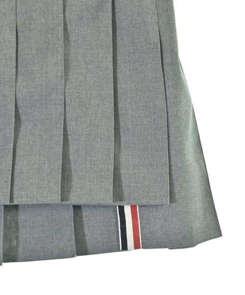 THOM BROWNE（トムブラウン）ミニスカート グレー サイズ:38(S位) レディース/2200727447050