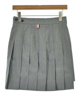 THOM BROWNE（トムブラウン）ミニスカート グレー サイズ:38(S位) レディース/2200727447050