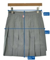 THOM BROWNE（トムブラウン）ミニスカート グレー サイズ:38(S位) レディース/2200727447050