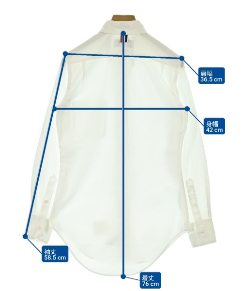 THOM BROWNE（トムブラウン）ブラウス 白 サイズ:36(XS位) レディース/2200727447067