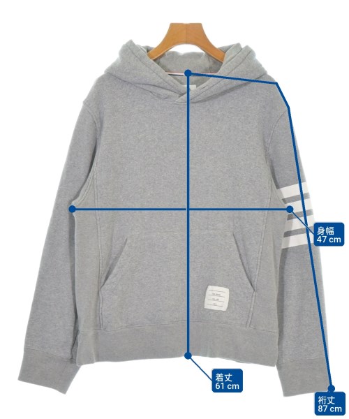 THOM BROWNE（トムブラウン）パーカー グレー サイズ:1(S位) レディース/2200728545014