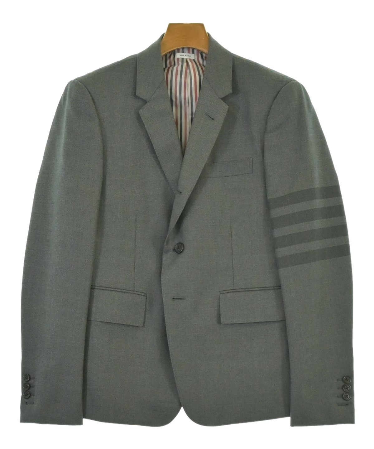 THOM BROWNE グレー ジャケット THOM BROWNE（トムブラウン）テーラードジャケット グレー サイズ:1(S