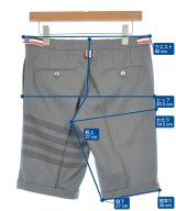 THOM BROWNE（トムブラウン）ショートパンツ グレー サイズ:0(XS位) メンズ/2200672827181