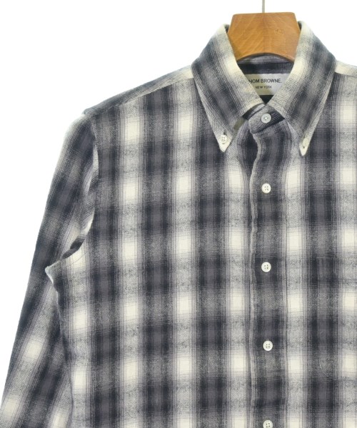 THOM BROWNE（トムブラウン）カジュアルシャツ グレー サイズ:0(XS位) メンズ/2200682738019