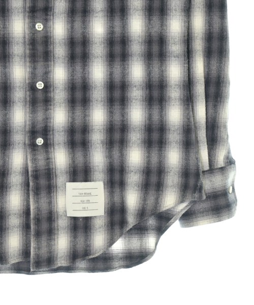 THOM BROWNE（トムブラウン）カジュアルシャツ グレー サイズ:0(XS位) メンズ/2200682738019