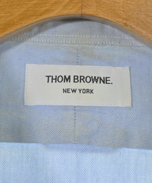 THOM BROWNE（トムブラウン）カジュアルシャツ 青 サイズ:0(XS位) メンズ/2200682738033