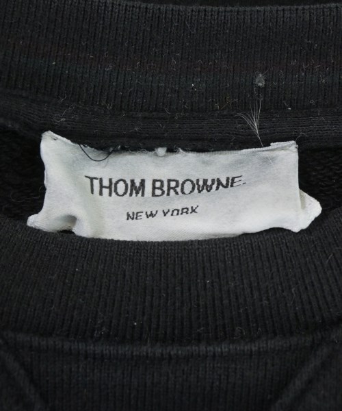 THOM BROWNE（トムブラウン）スウェット 黒 サイズ:3(L位) メンズ/2200683278156