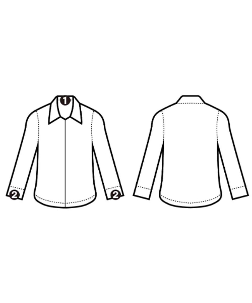 THOM BROWNE（トムブラウン）カジュアルシャツ 白 サイズ:S メンズ/2200683084108