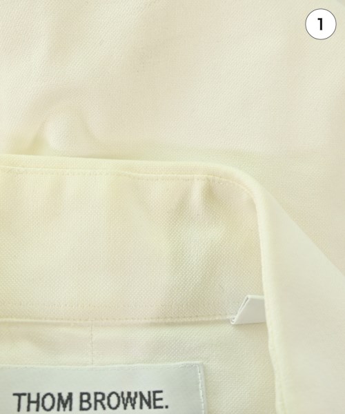 THOM BROWNE（トムブラウン）カジュアルシャツ 白 サイズ:S メンズ/2200683084108