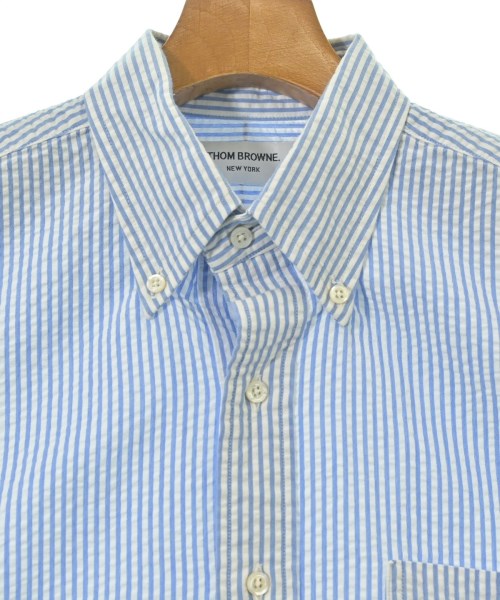 THOM BROWNE（トムブラウン）カジュアルシャツ 青 サイズ:3(L位) メンズ/2200684948010