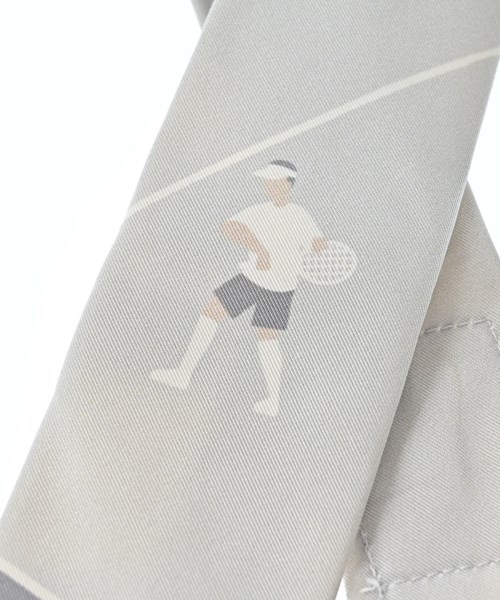 THOM BROWNE（トムブラウン）ネクタイ グレー サイズ:- メンズ/2200685037065