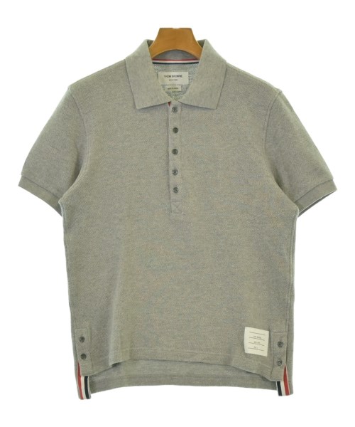 THOM BROWNE(トムブラウン)ポロシャツ グレー サイズ:2(M位)/2200675967273