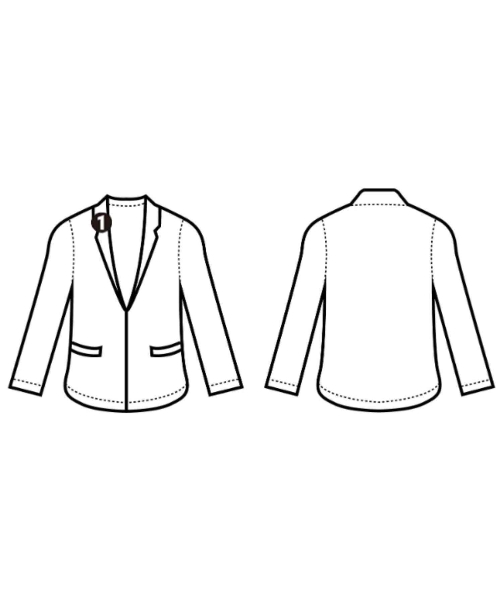 THOM BROWNE（トムブラウン）テーラードジャケット 白 サイズ:46(XL位) レディース/2200686639060