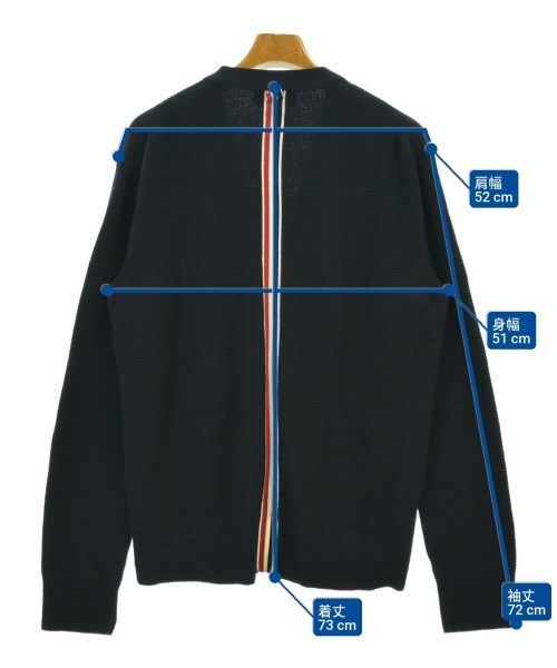 THOM BROWNE（トムブラウン）ニット・セーター 紺 サイズ:2(M位) メンズ/2200686730057
